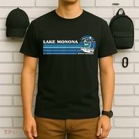 Fishing Boating Camping Lake Vacation Lake Monona T-Shirt thumb 6
