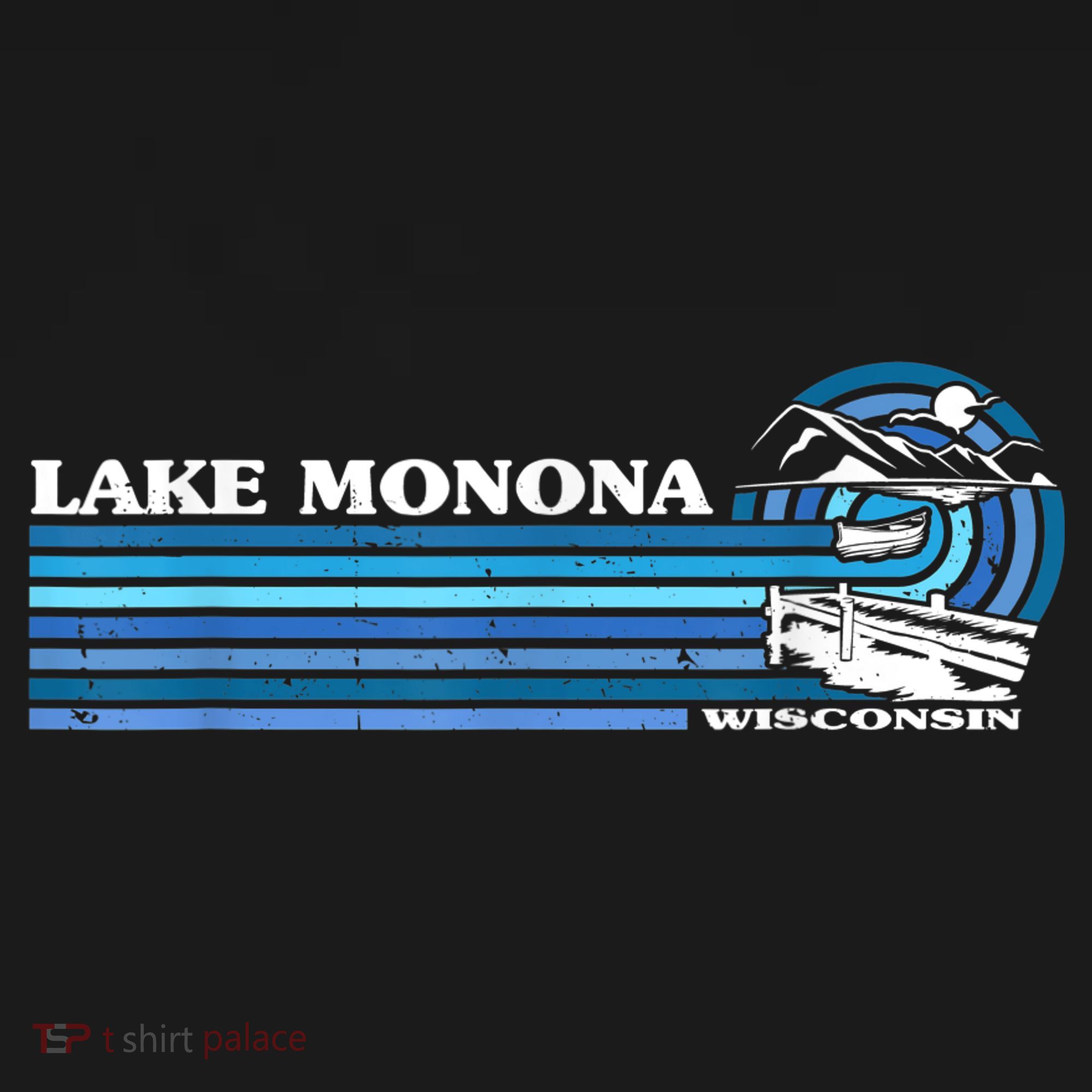 Fishing Boating Camping Lake Vacation Lake Monona Women's Tank Top