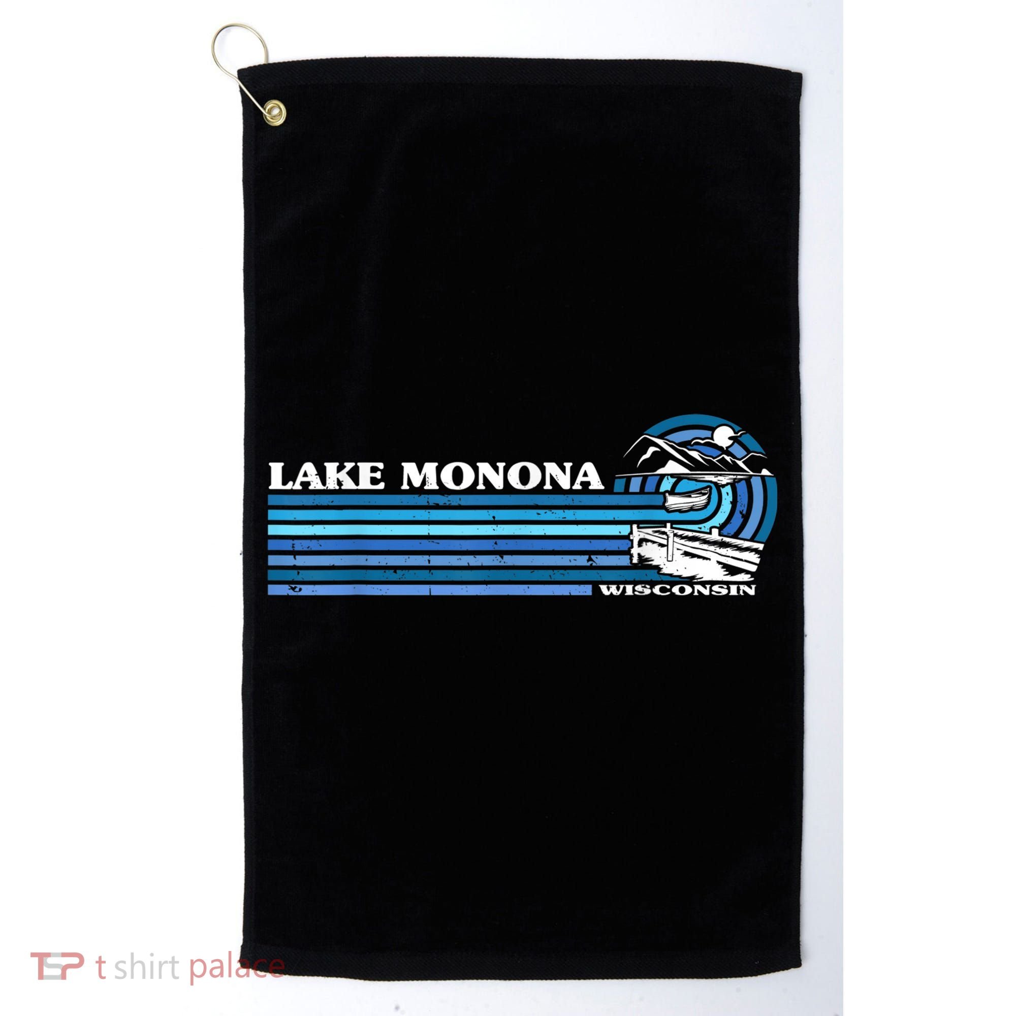 Fishing Boating Camping Lake Vacation Lake Monona Golf Towel