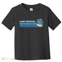 Fishing Boating Camping Lake Vacation Lake Monona Toddler T-Shirt thumb 0