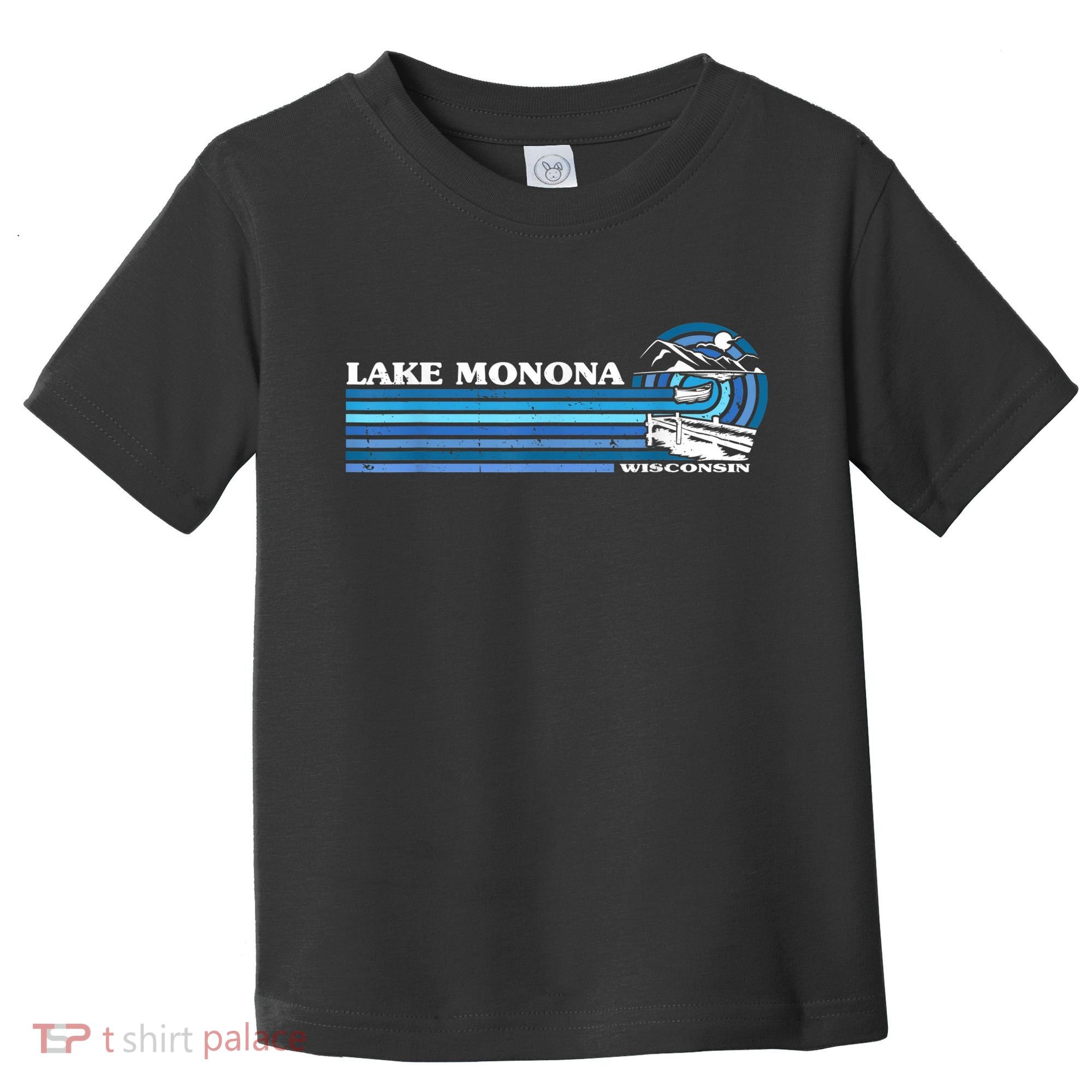 Fishing Boating Camping Lake Vacation Lake Monona Toddler T-Shirt