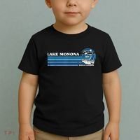 Fishing Boating Camping Lake Vacation Lake Monona Toddler T-Shirt thumb 2