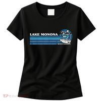 Fishing Boating Camping Lake Vacation Lake Monona Women's T-Shirt thumb 0
