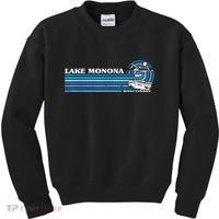 Fishing Boating Camping Lake Vacation Lake Monona Kids Sweatshirt thumb 0