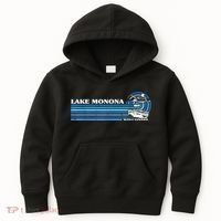 Fishing Boating Camping Lake Vacation Lake Monona Kids Hoodie thumb 0