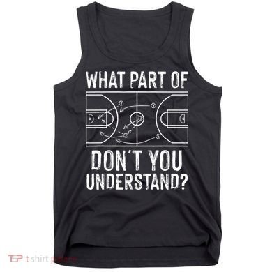 Funny Basketball Coach Design  Ball Game Trainers Tank Top