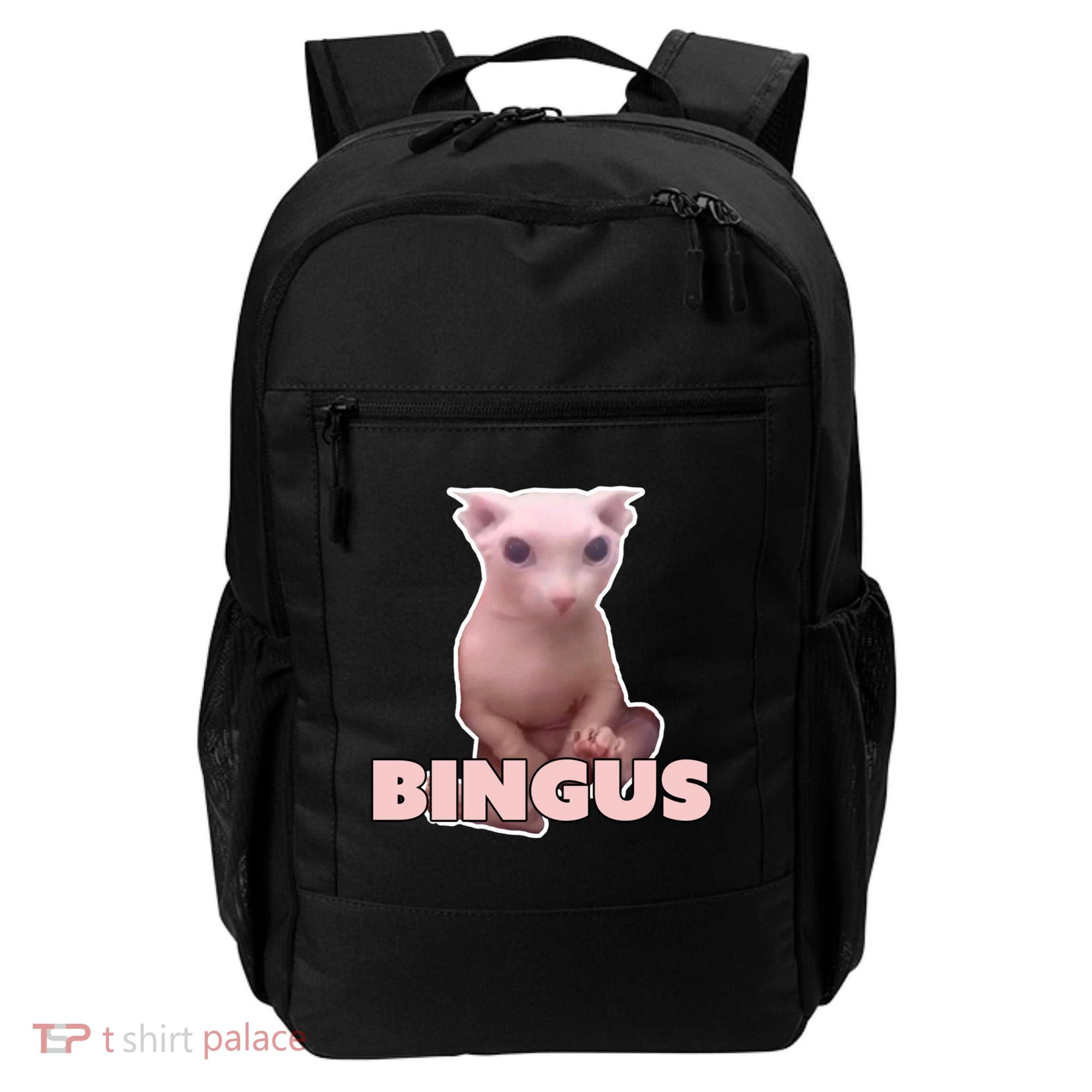 Funny Bingus Cat Meme Backpack
