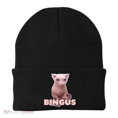 Funny Bingus Cat Meme Beanie