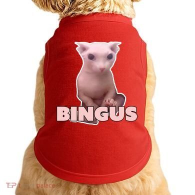 Funny Bingus Cat Meme Doggie Tank