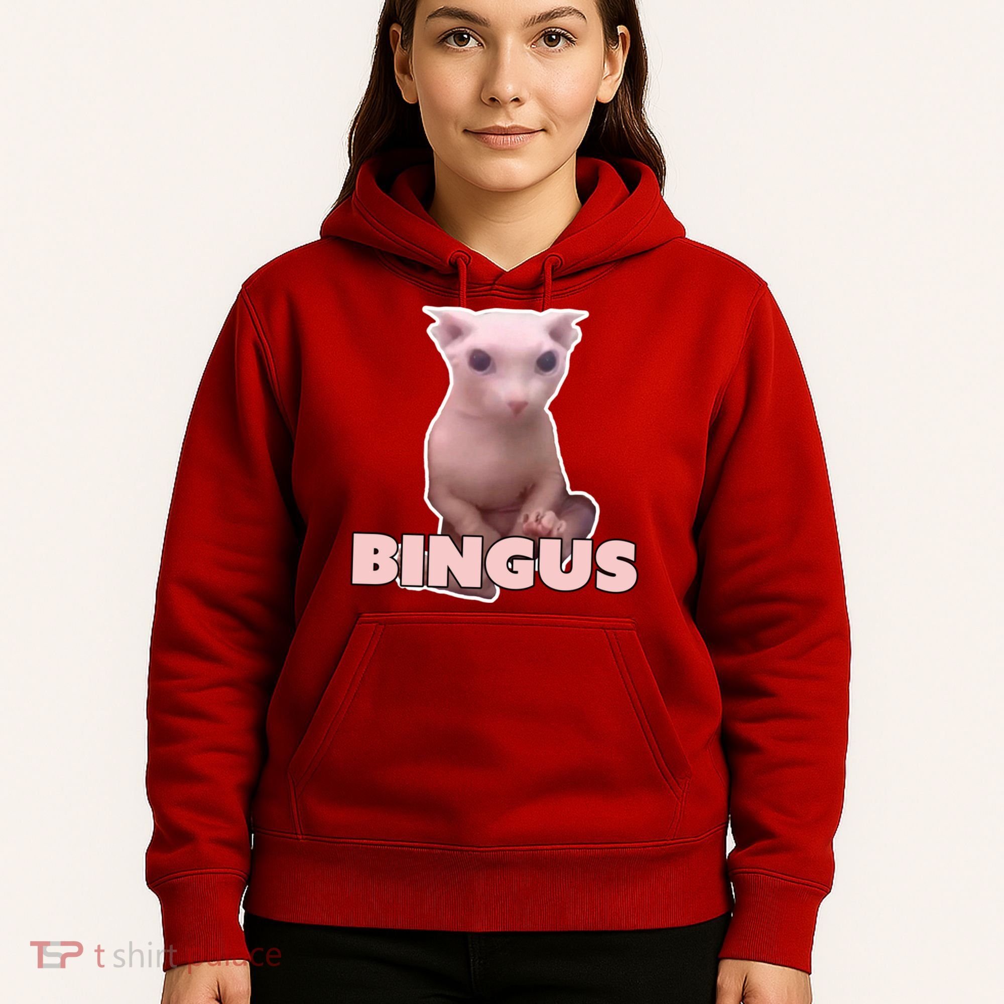 Funny Bingus Cat Meme Hoodie