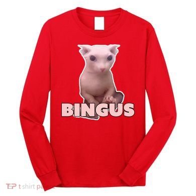 Funny Bingus Cat Meme Long Sleeve Shirt