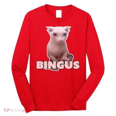 Funny Bingus Cat Meme Long Sleeve Shirt
