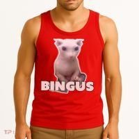 Funny Bingus Cat Meme Tank Top thumb 3