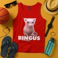 Funny Bingus Cat Meme Tank Top thumb 4