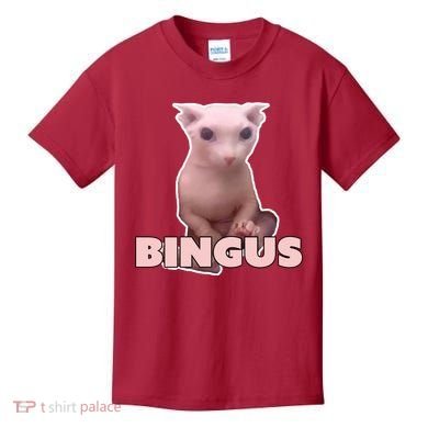 Funny Bingus Cat Meme Kids T-Shirt