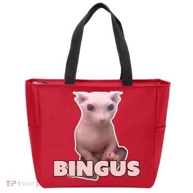 Funny Bingus Cat Meme Tote Bag