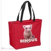 Funny Bingus Cat Meme Tote Bag thumb 2