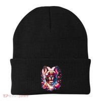French Bulldog Dog St Valentines Day Artwork Gift Beanie thumb 0