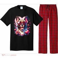 French Bulldog Dog St Valentines Day Artwork Gift Pajama Set thumb 0
