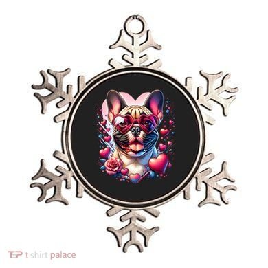 French Bulldog Dog St Valentines Day Artwork Gift Ornament