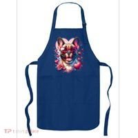 French Bulldog Dog St Valentines Day Artwork Gift Apron thumb 0