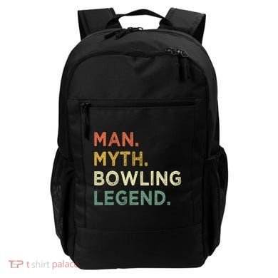 Funny Bowling Dad The Myth The Bowling Legend Gift Backpack