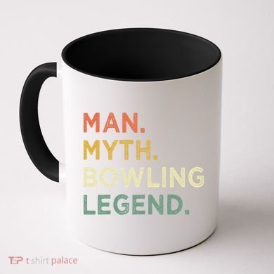 Funny Bowling Dad The Myth The Bowling Legend Gift Coffee Mug