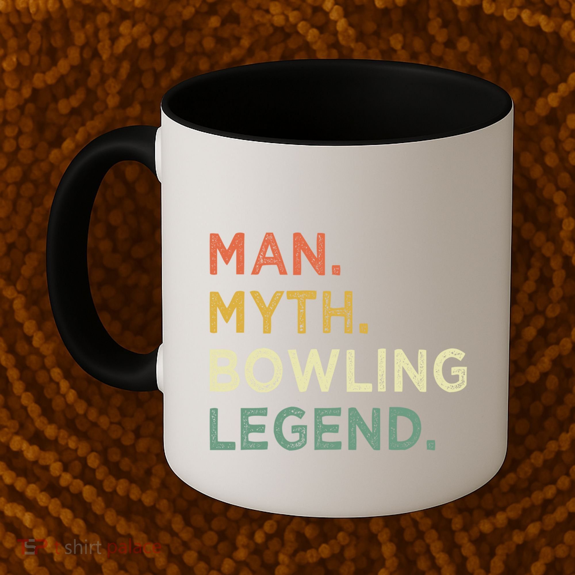 Funny Bowling Dad The Myth The Bowling Legend Gift Coffee Mug