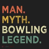 Funny Bowling Dad The Myth The Bowling Legend Gift Beanie thumb 2