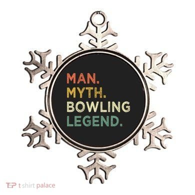 Funny Bowling Dad The Myth The Bowling Legend Gift Ornament