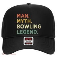 Funny Bowling Dad The Myth The Bowling Legend Gift Hat thumb 0