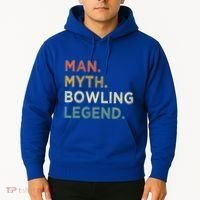 Funny Bowling Dad The Myth The Bowling Legend Gift Hoodie thumb 2