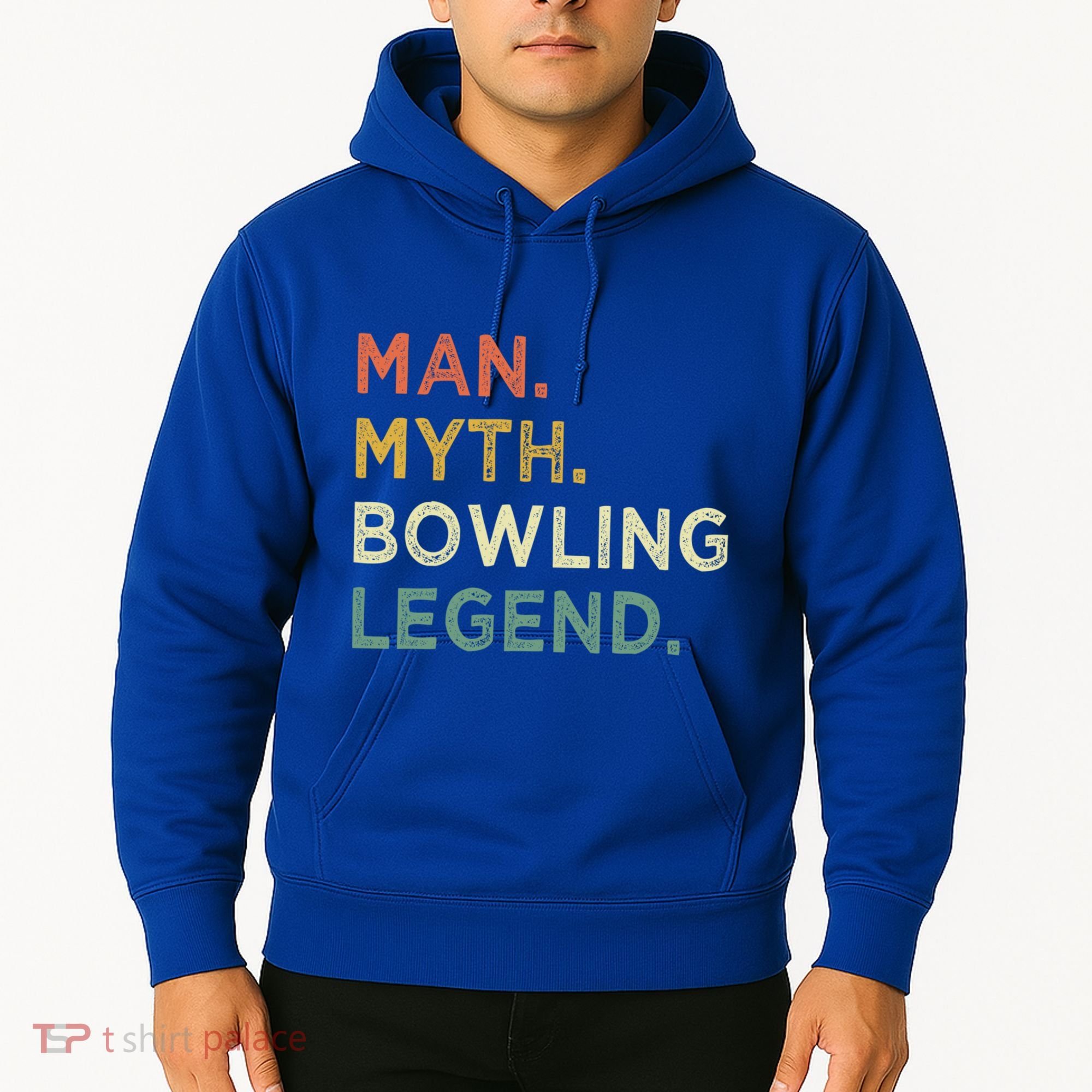Funny Bowling Dad The Myth The Bowling Legend Gift Hoodie