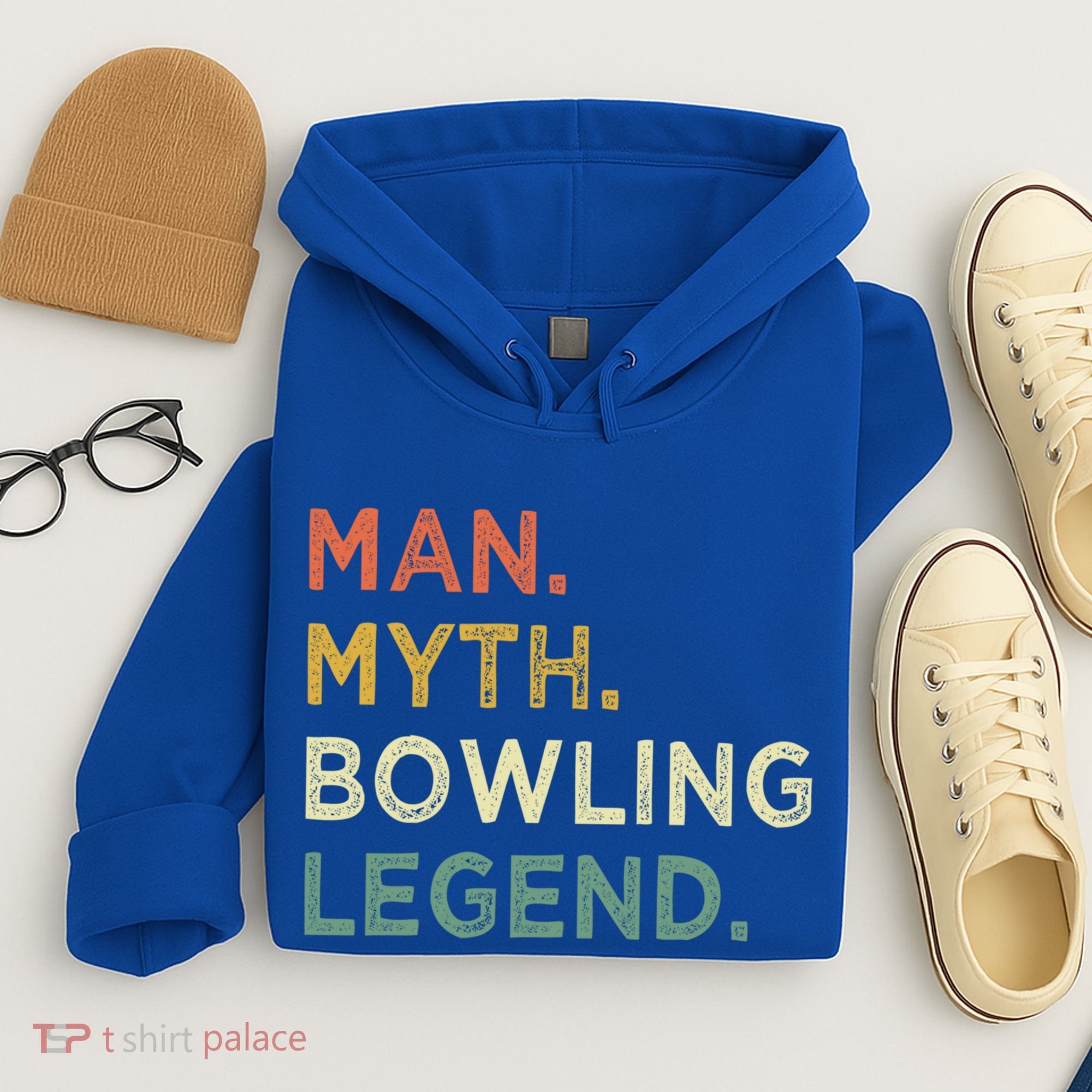 Funny Bowling Dad The Myth The Bowling Legend Gift Hoodie