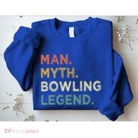 Funny Bowling Dad The Myth The Bowling Legend Gift Sweatshirt thumb 2