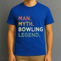 Funny Bowling Dad The Myth The Bowling Legend Gift T-Shirt thumb 3