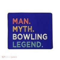 Funny Bowling Dad The Myth The Bowling Legend Gift Mousepad thumb 0