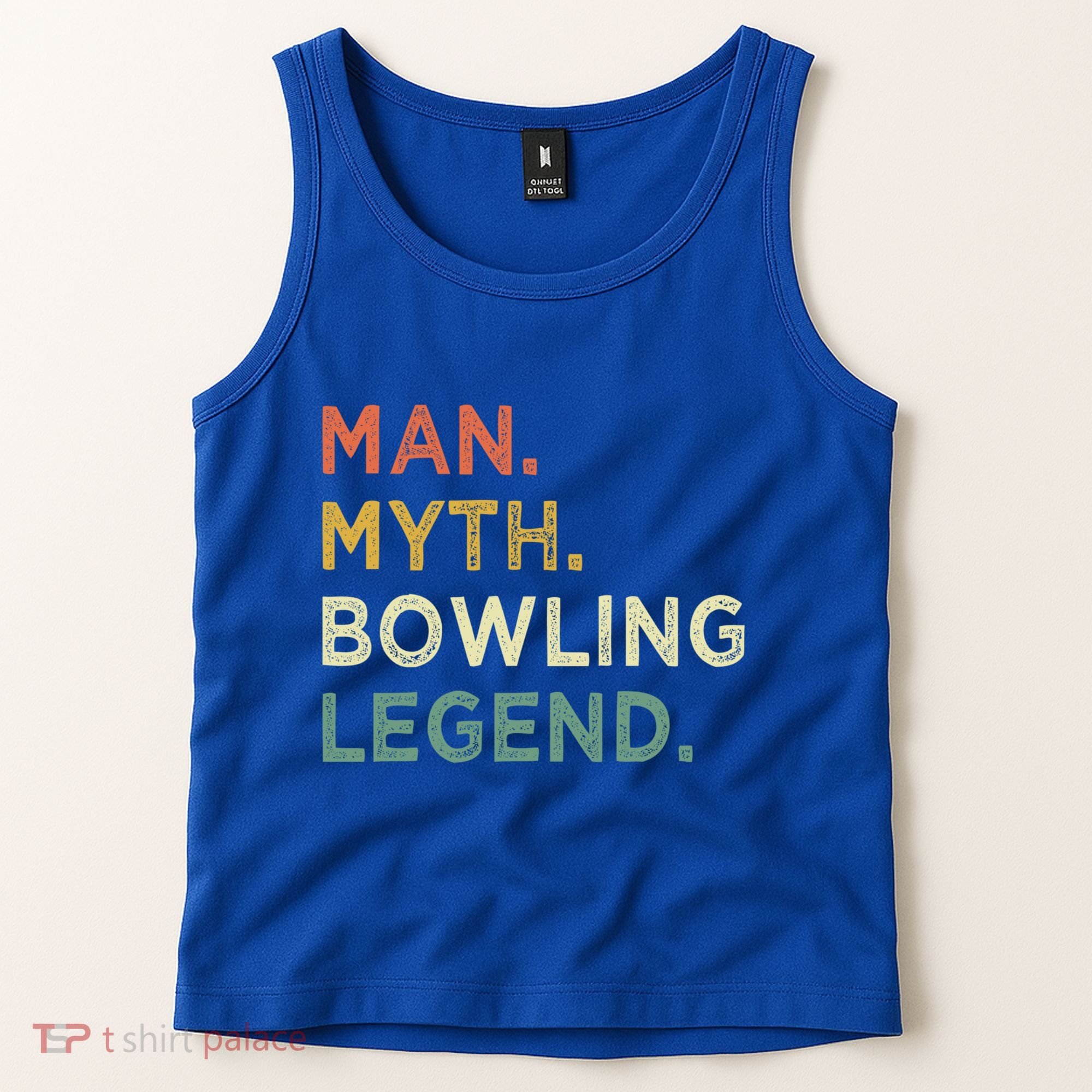 Funny Bowling Dad The Myth The Bowling Legend Gift Tank Top