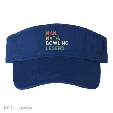 Funny Bowling Dad The Myth The Bowling Legend Gift Visor