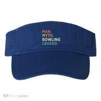 Funny Bowling Dad The Myth The Bowling Legend Gift Visor thumb 0