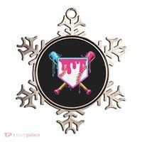 Funny Baseball Drip For Home Plate Ice Cream Drip Ornament thumb 0