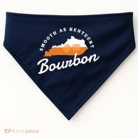 Funny Bourbon Drinker Smooth As Kentucky Bourbon Whiskey USA-Made Doggie Bandana thumb 0