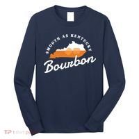 Funny Bourbon Drinker Smooth As Kentucky Bourbon Whiskey Long Sleeve Shirt thumb 0
