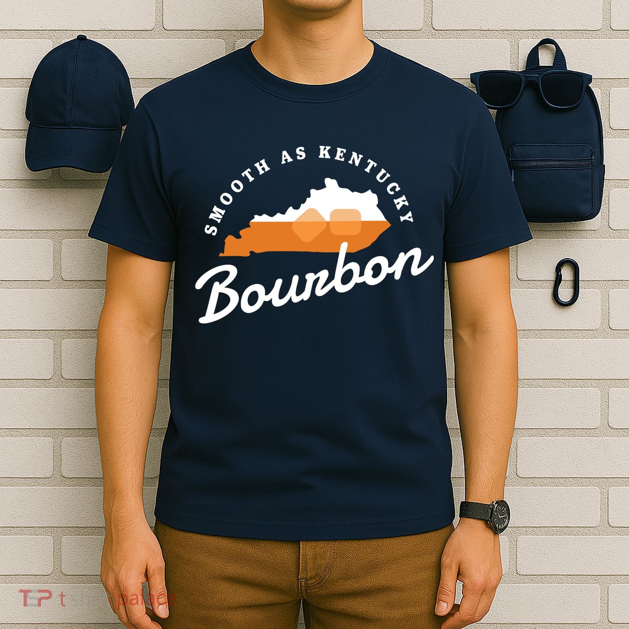 Funny Bourbon Drinker Smooth As Kentucky Bourbon Whiskey T-Shirt