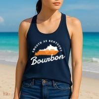 Funny Bourbon Drinker Smooth As Kentucky Bourbon Whiskey Women's Tank Top thumb 2