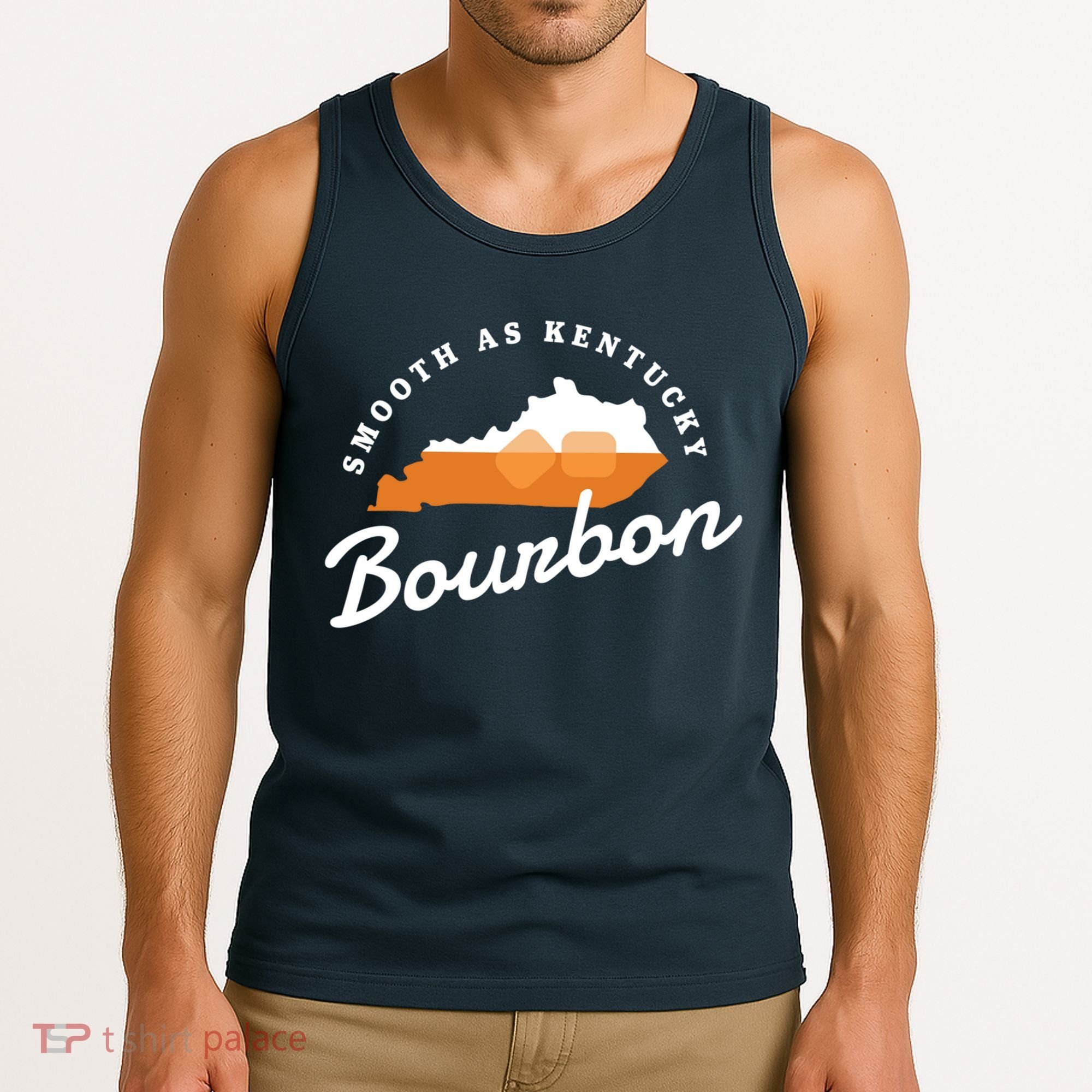 Funny Bourbon Drinker Smooth As Kentucky Bourbon Whiskey Tank Top