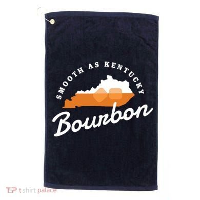 Funny Bourbon Drinker Smooth As Kentucky Bourbon Whiskey Golf Towel