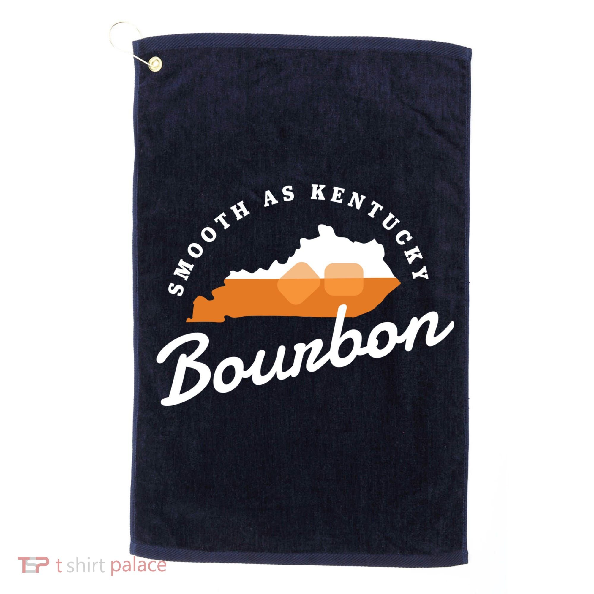 Funny Bourbon Drinker Smooth As Kentucky Bourbon Whiskey Golf Towel