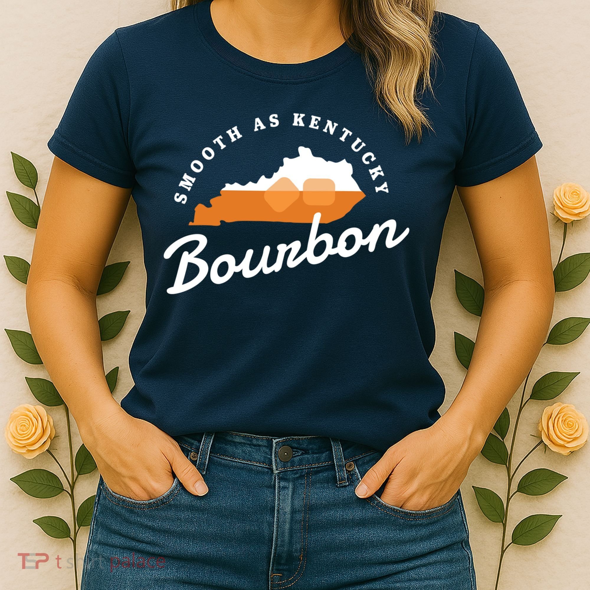 Funny Bourbon Drinker Smooth As Kentucky Bourbon Whiskey Women's T-Shirt