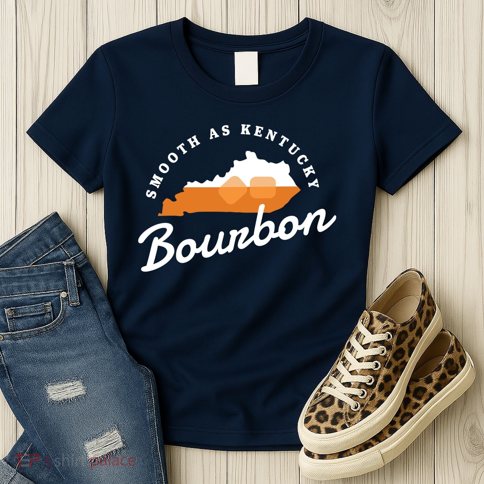 Funny Bourbon Drinker Smooth As Kentucky Bourbon Whiskey Women's T-Shirt